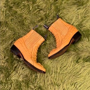 Vintage Leather / Crocodile Embossed Boots !!!